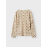 Name It Pure Cashmere Wang Wool Rib Blouse AOP