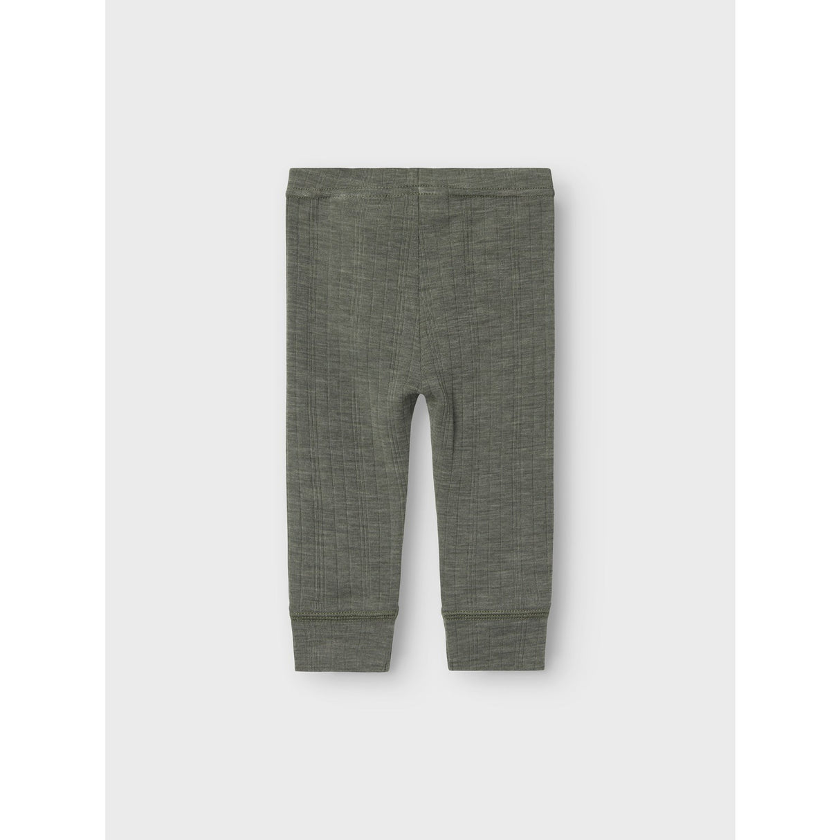 Name It Mulled Basil Wang Wool Needle Long Johns Solid Noos