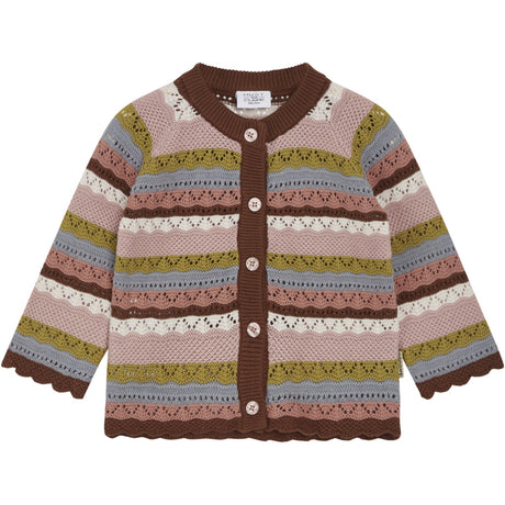 Hust & Claire Dusty Rose Baby Carren Cardigan