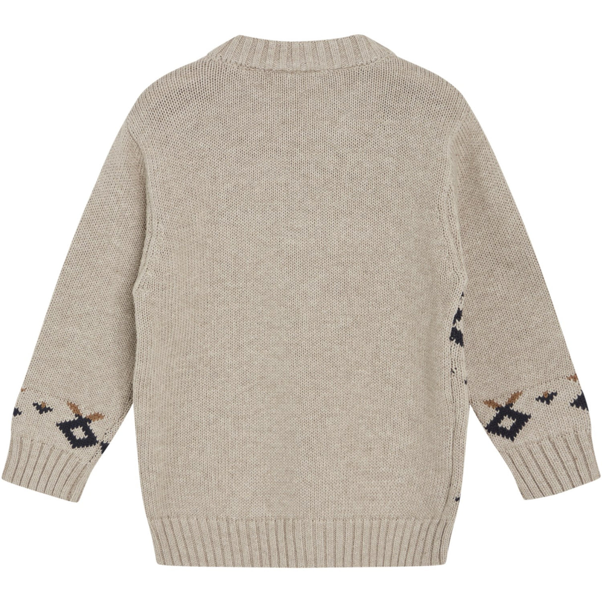 Hust & Claire Beige Melange Pelle Pullover