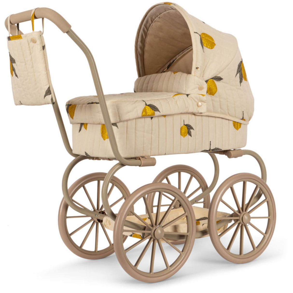 Konges Sløjd Mon Grand Citron Glitter Minnie Doll Pram 3