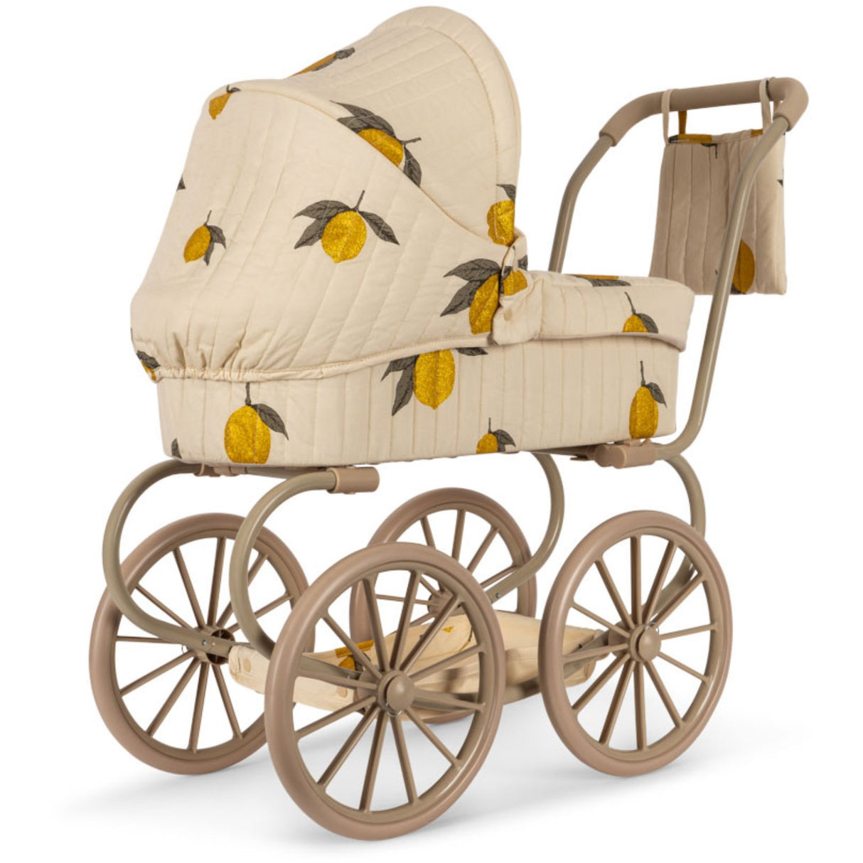 Konges Sløjd Mon Grand Citron Glitter Minnie Doll Pram 4