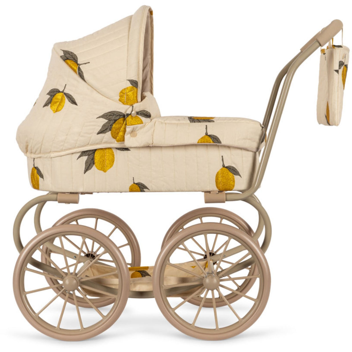 Konges Sløjd Mon Grand Citron Glitter Minnie Doll Pram 5