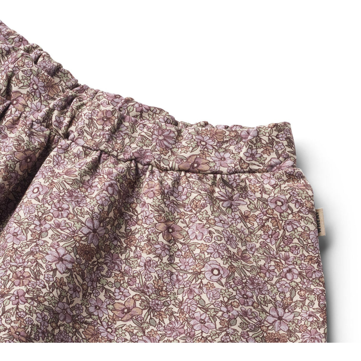 Wheat Lilac Flowers Sweat Skirt Manuella