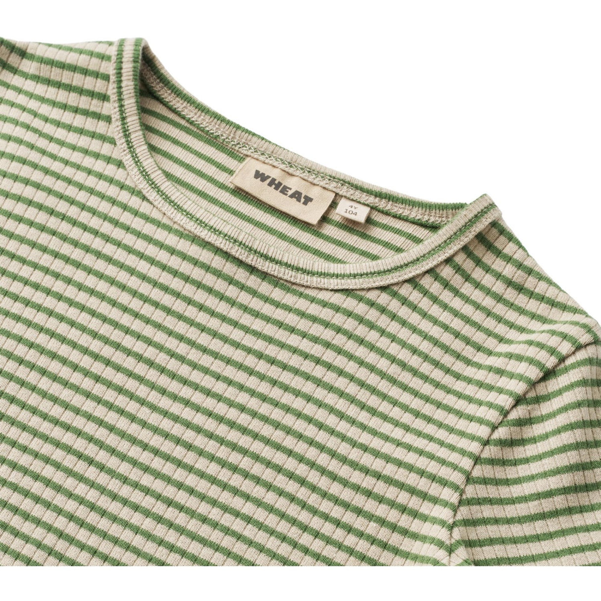 Wheat Elm Green Stripe Blouse Stig