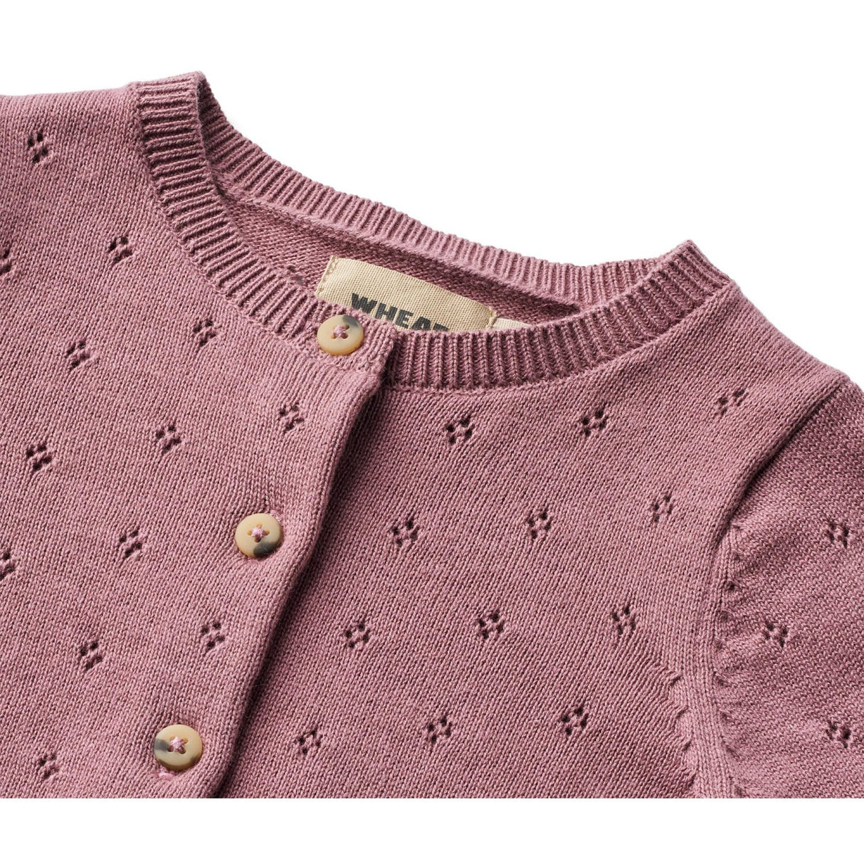 Wheat Lavender Dawn Knit Cardigan Maia