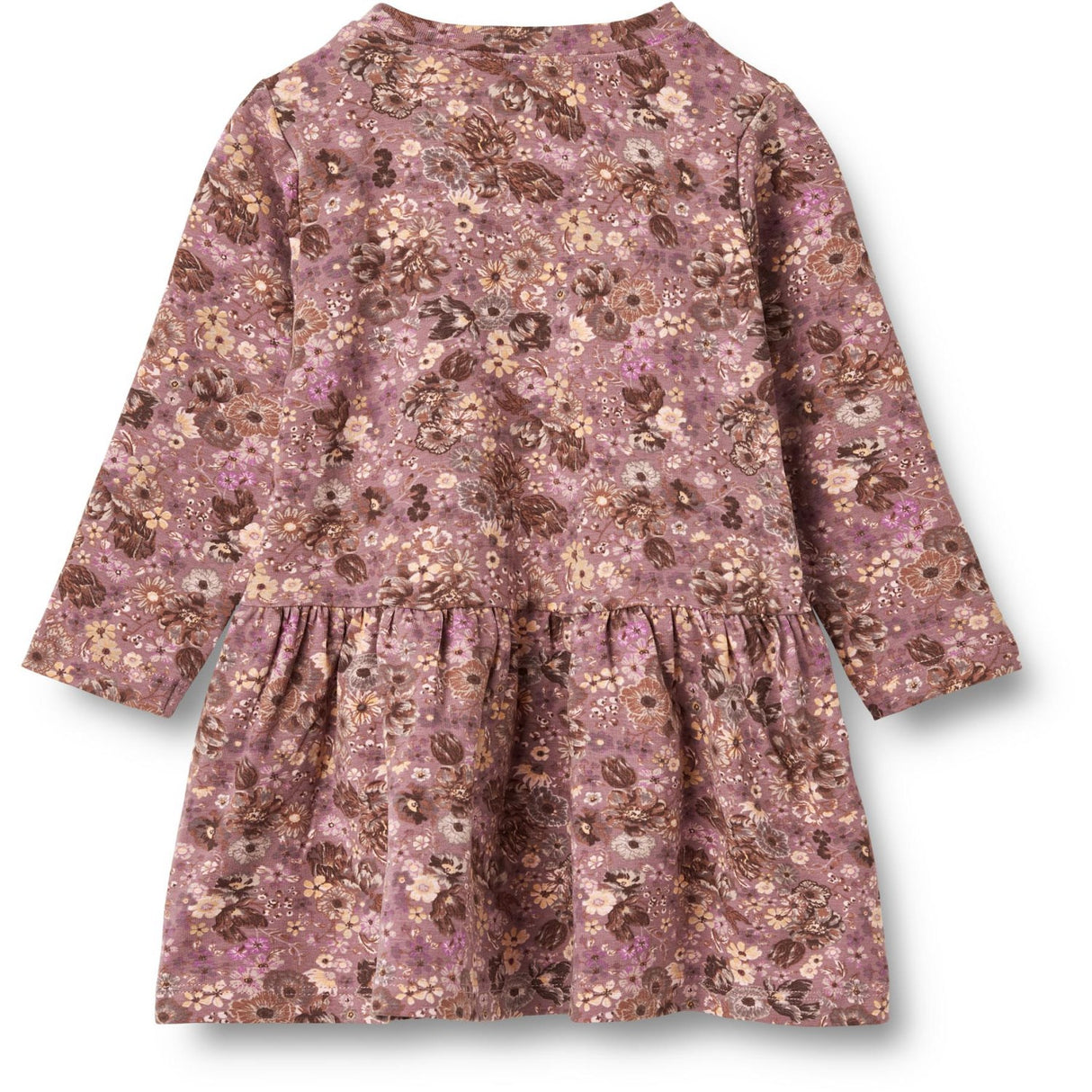 Wheat Lavender Flowers Jersey Dress Bessie