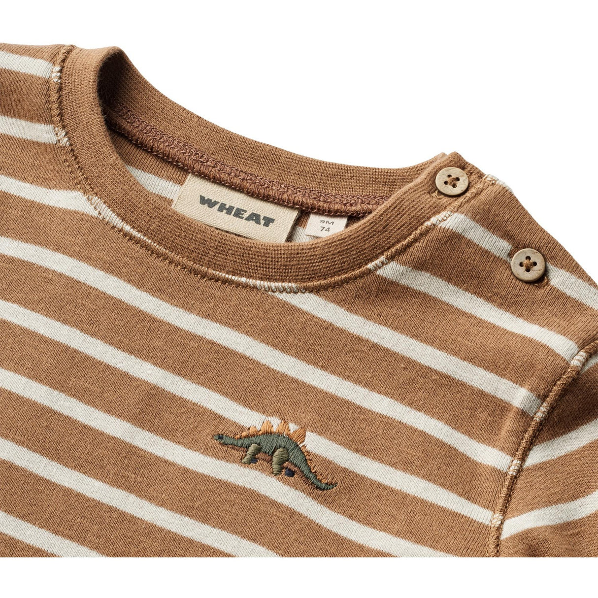 Wheat Caramel Stripe Blouse Dustin