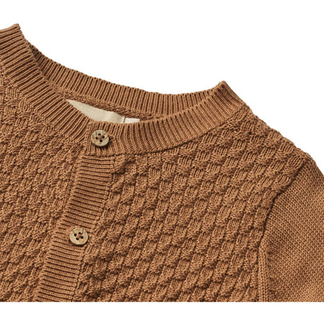 Wheat Caramel Knit Cardigan Siggi