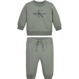 Calvin Klein Meteor Green Monochram CN Sweat Set