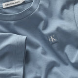 Calvin Klein Faded Denim Monogram Mini Badge Tee Ss 2