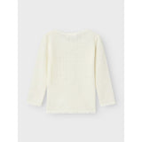 Name It Snow White Wang Wool Needle Blouse Solid Noos 3