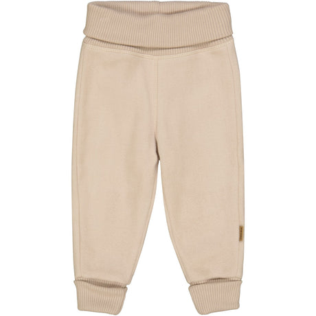 Mikk-Line Warm Taupe Cotton Fleece Pants