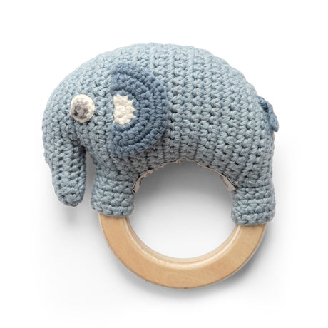 Sebra Crochet Rattle Fanto Powder Blue