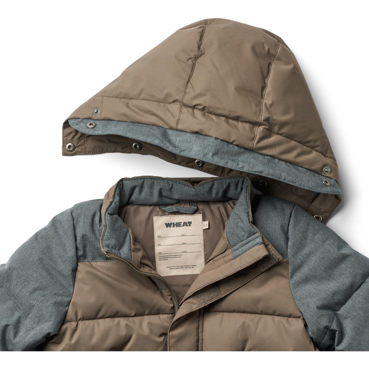 Wheat Dry Wood Puffer Jacket Anton