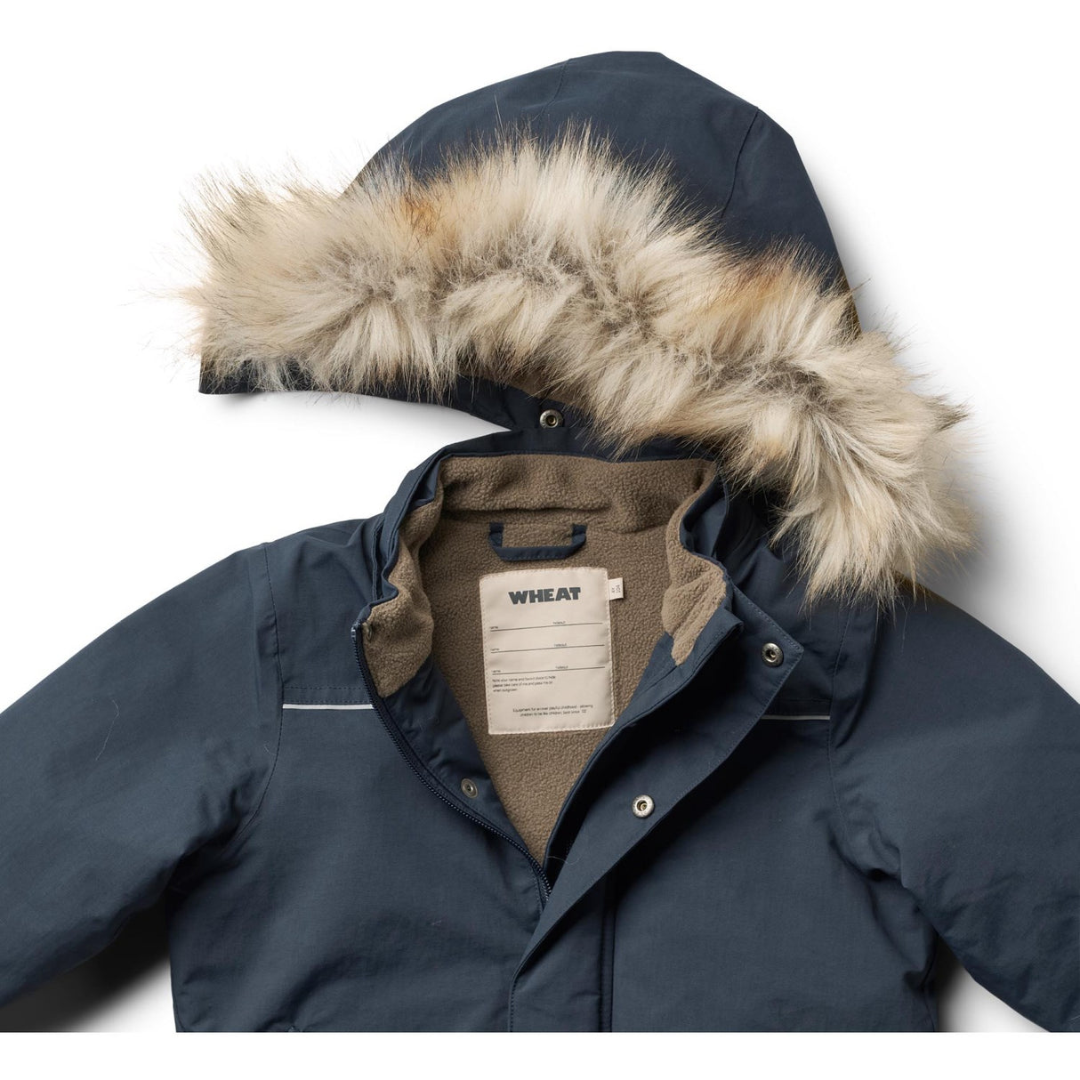 Wheat Dark Blue Jacket Kasper Tech