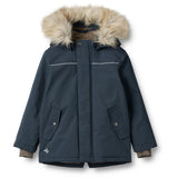 Wheat Dark Blue Jacket Kasper Tech