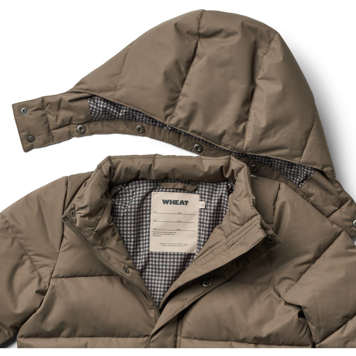 Wheat Dry Wood Puffer Jacket Gael