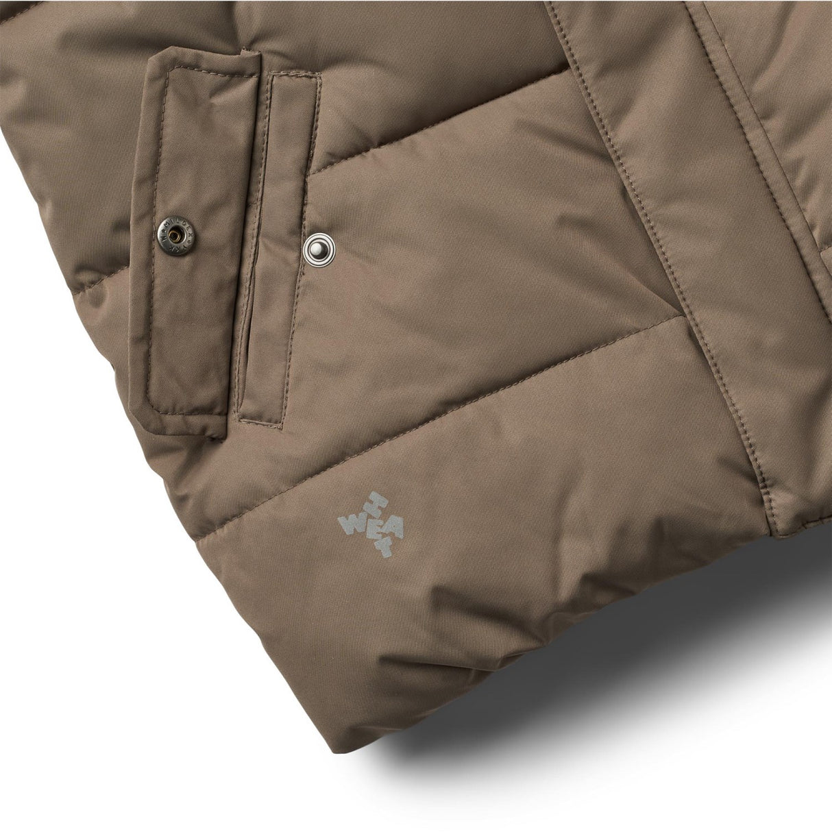 Wheat Dry Wood Puffer Jacket Gael