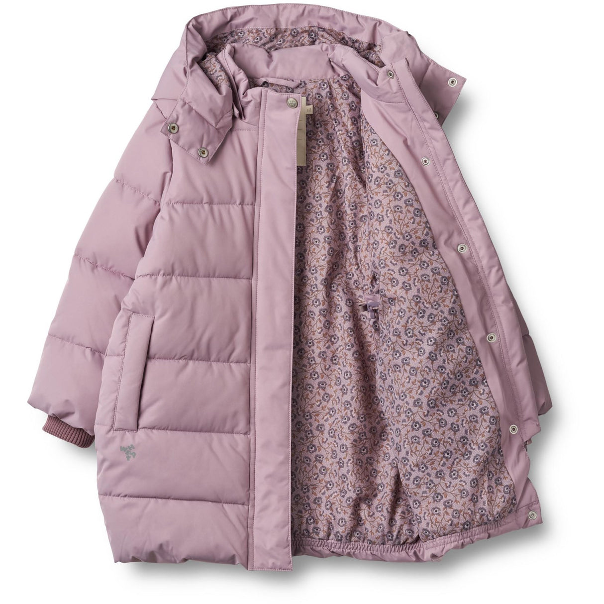 Wheat Soft Lilac Puffer Coat Yrsa