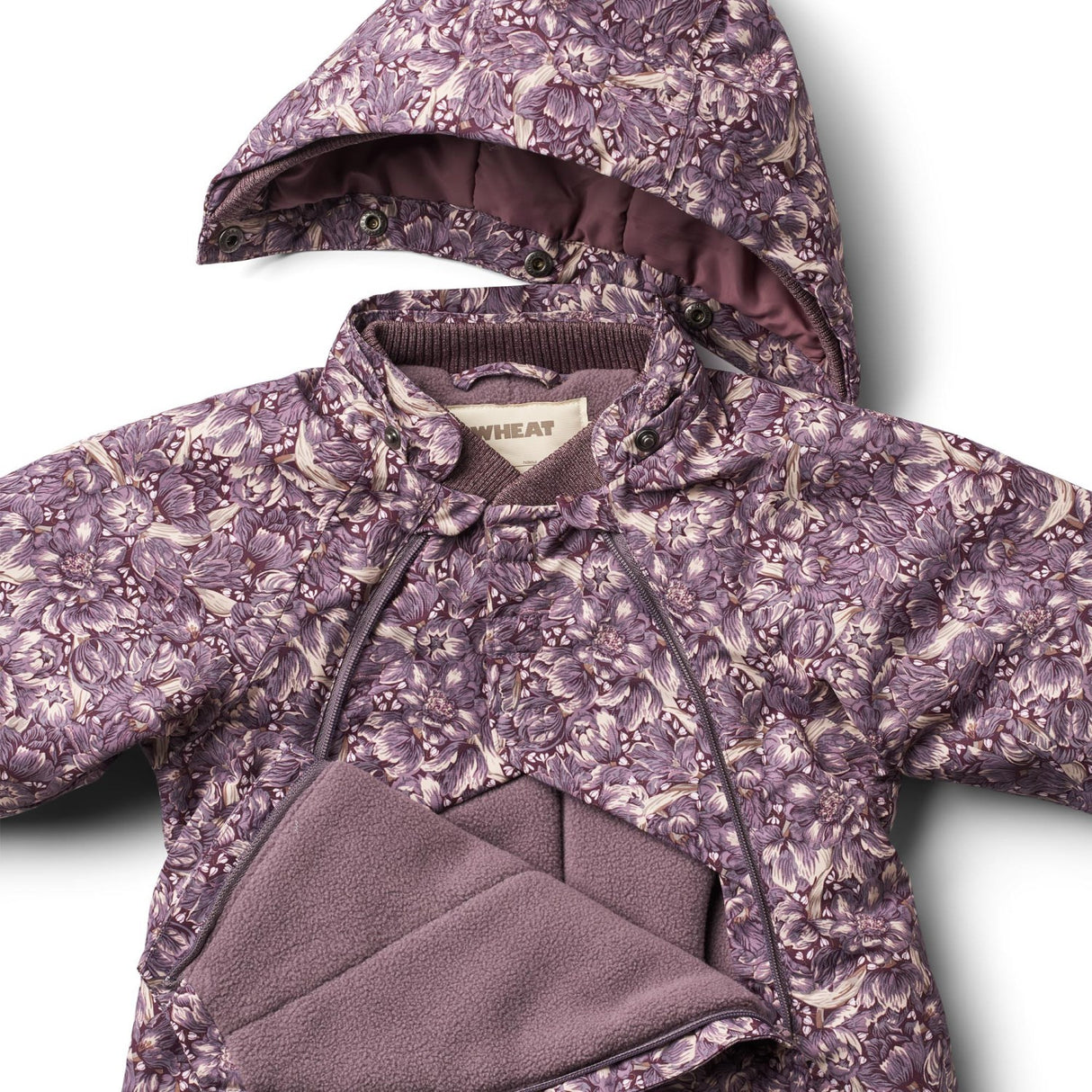 Wheat Purple Tulips Snowsuit Adi Tech