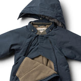 Wheat Dark Blue Snowsuit Adi Tech