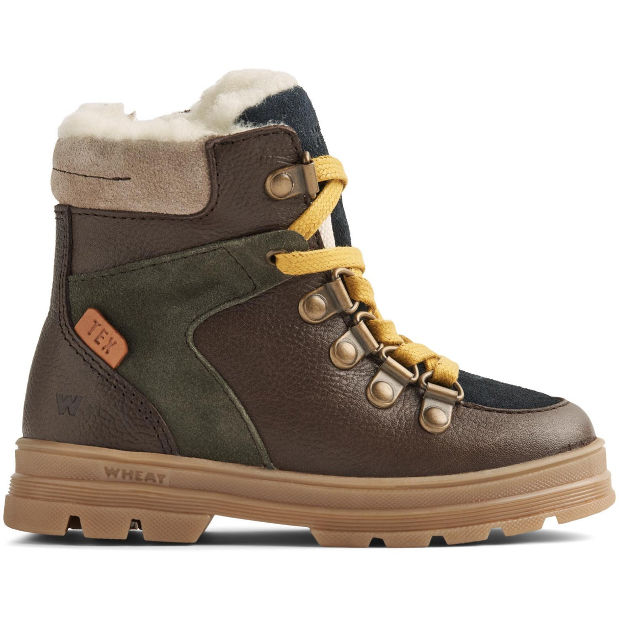 Wheat Dark Brown Winterboot Toni Hiker Tex