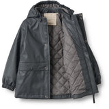 Wheat Dark Ink Thermo Rain Coat Aju