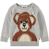 Molo Teddy Bear Knit Bless Crewneck