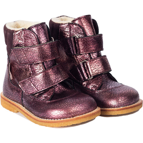 Angulus Sunset/Dusty Aubergine Tex Boot with Velcro Closure