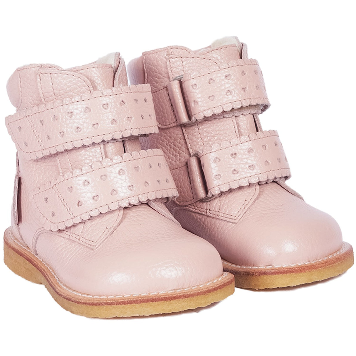 Angulus Rosebud Tex-Boot Med Hjerter Og Velcro Closure