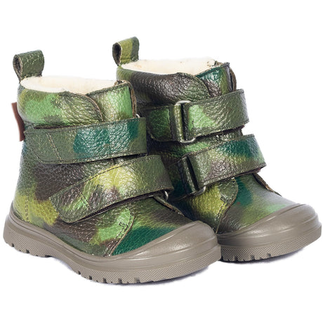 Angulus Camo Print Tex-Boot Med Merino Woolfoer Og Camouflageprint