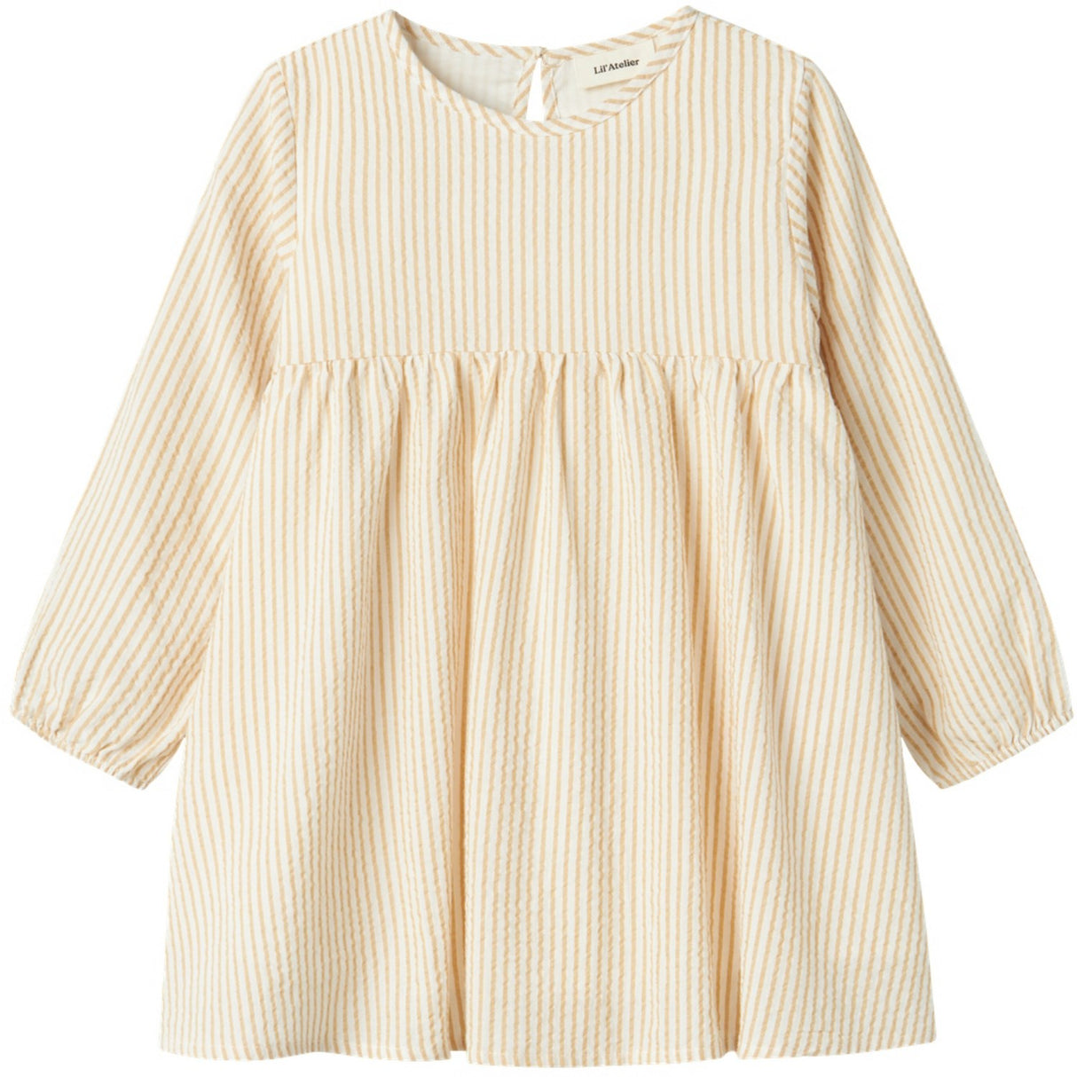 Lil'Atelier Coconut Milk Lino Loose Dress