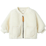 Lil'Atelier Coconut Milk Lajo Bomber Jacket