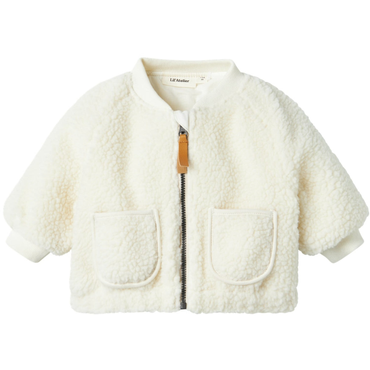 Lil'Atelier Coconut Milk Lajo Bomber Jacket