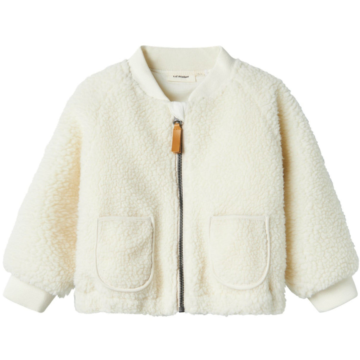 Lil'Atelier Coconut Milk Lajo Bomber Jacket