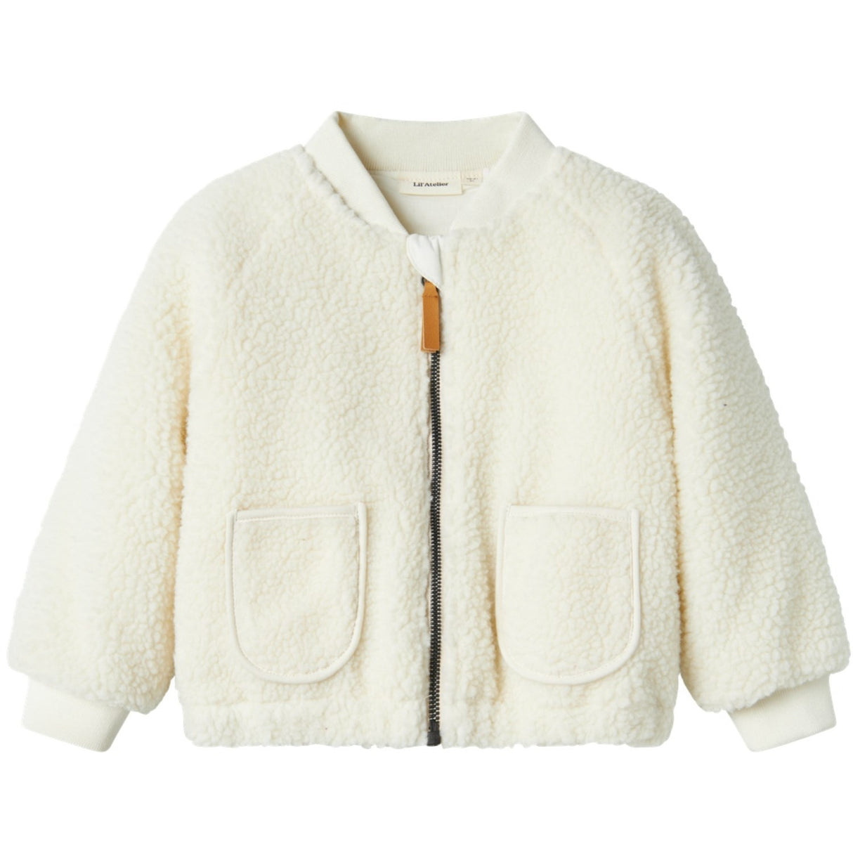 Lil'Atelier Coconut Milk Lajo Bomber Jacket