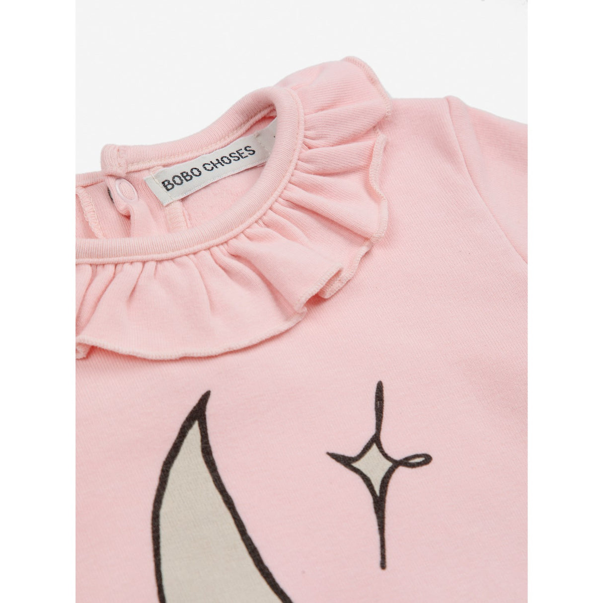 Bobo Choses Light Pink Beneath The Moon Ruffle Body 2