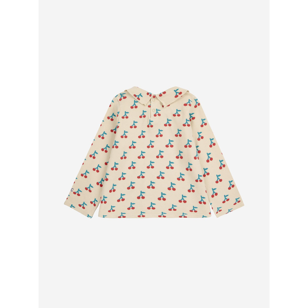 Bobo Choses White Cherry All Over Collar Shirt 5