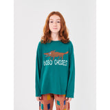 Bobo Choses Dark Green The Clever Fox T-Shirt 2