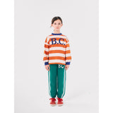 Bobo Choses Orange Bc Stripes LS T-Shirt