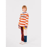 Bobo Choses Orange Bc Stripes LS T-Shirt