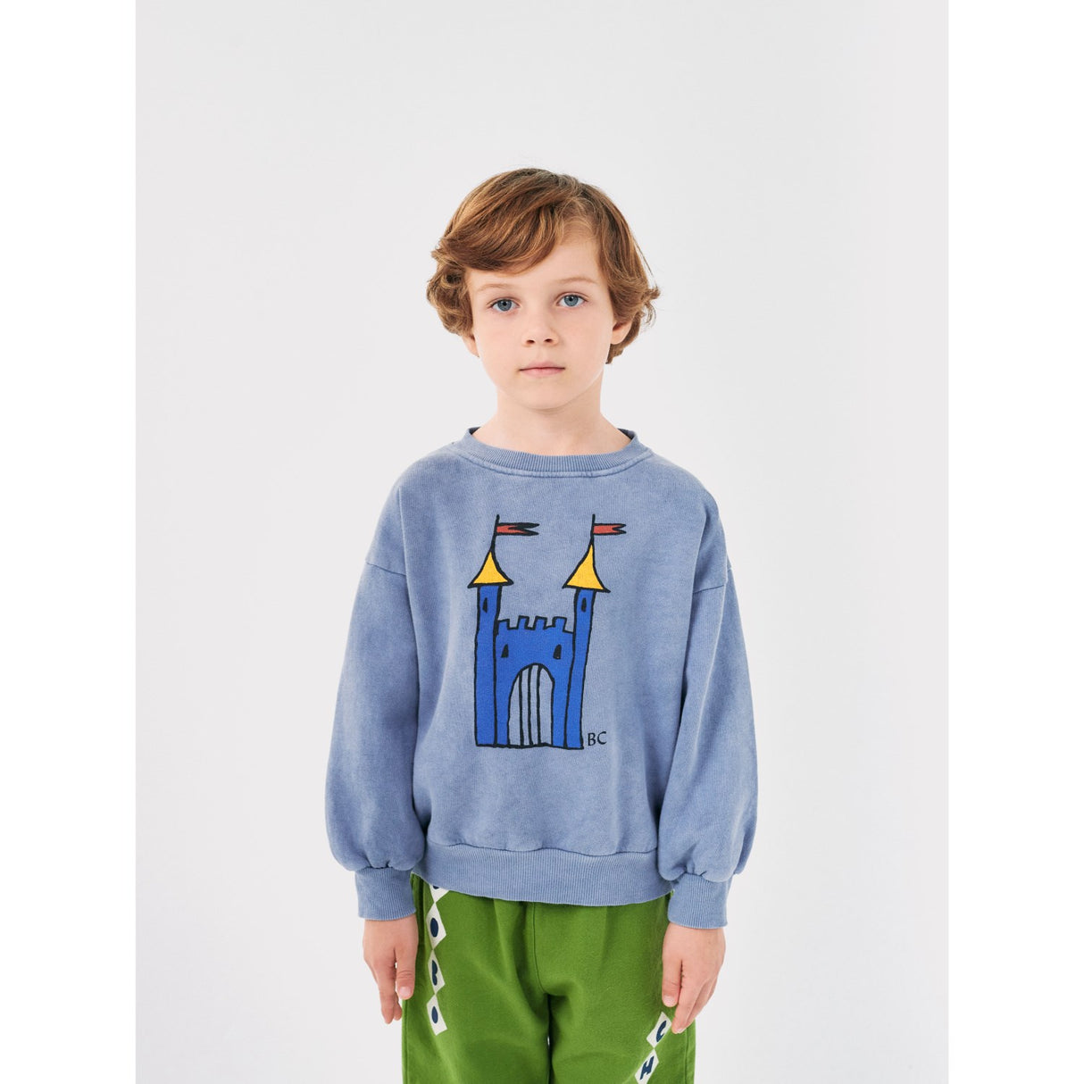 Bobo Choses Grey Faraway Castle Crewneck 2