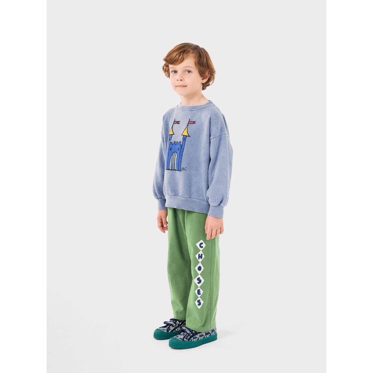 Bobo Choses Grey Faraway Castle Crewneck 3