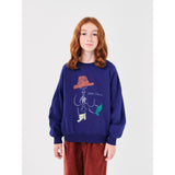 Bobo Choses Blue Magic Flute Player Crewneck 2