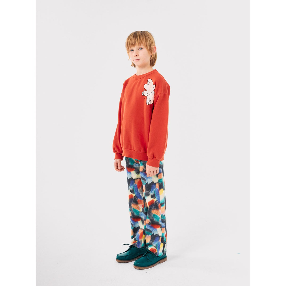 Bobo Choses Red Freedom Bird Crewneck 6