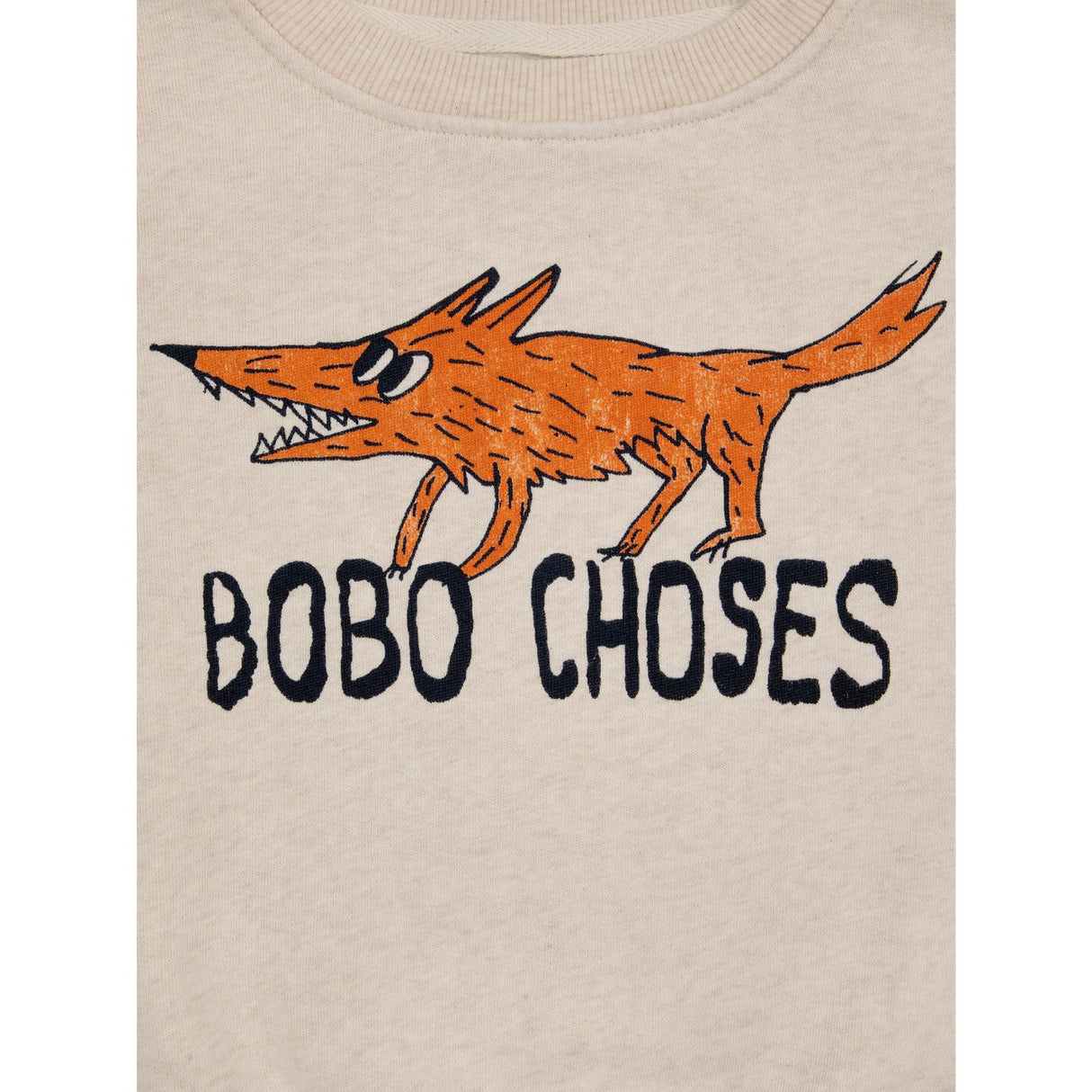 Bobo Choses Offwhite The Clever Fox Crewneck