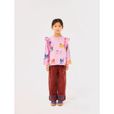 Bobo Choses Pink Wonder Horse All Over Ruffle Crewneck 5