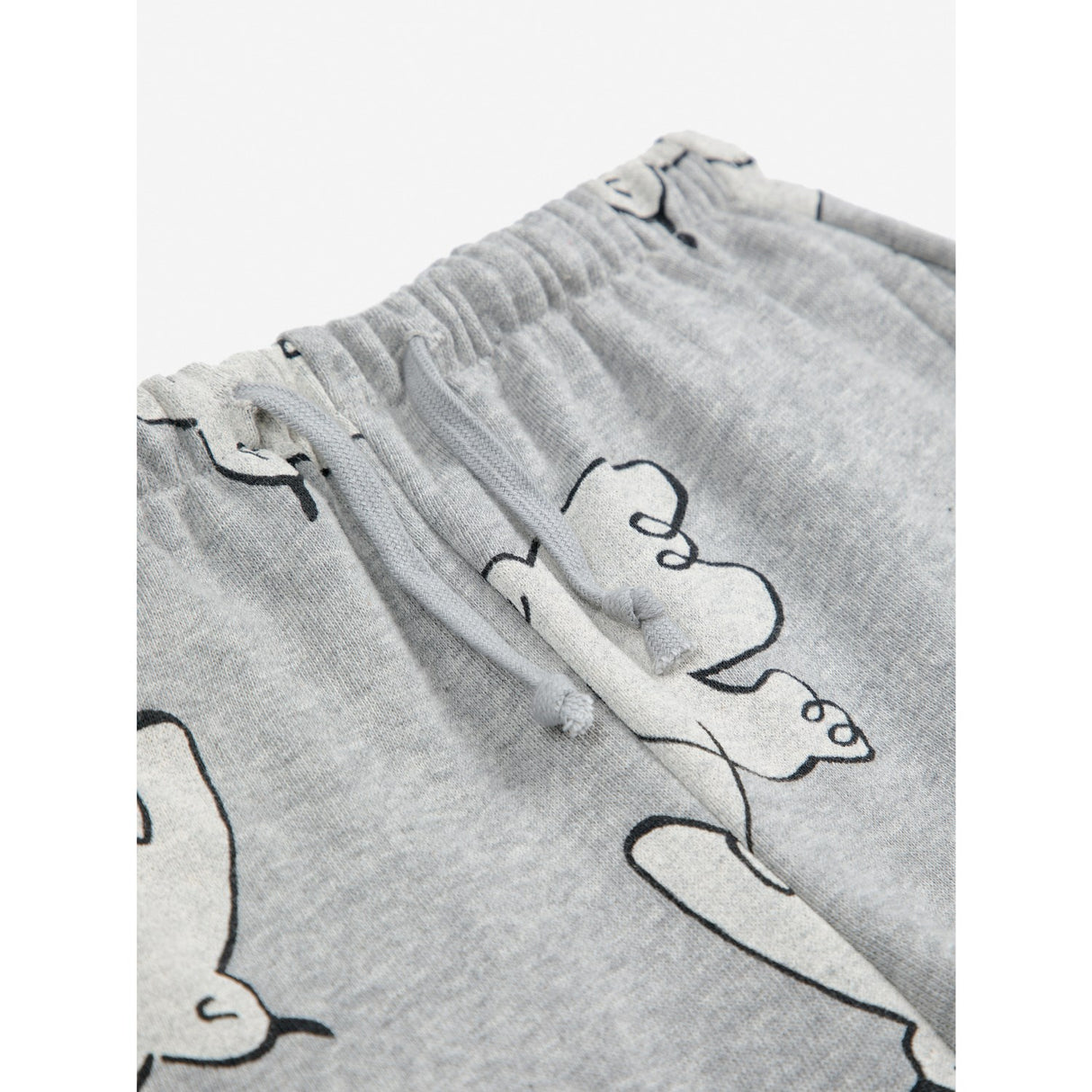 Bobo Choses Light Heather Grey Freedom Bird All Over JAndging Pants 3