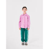 Bobo Choses Green B.C Shadow Stripes JAndging Pants